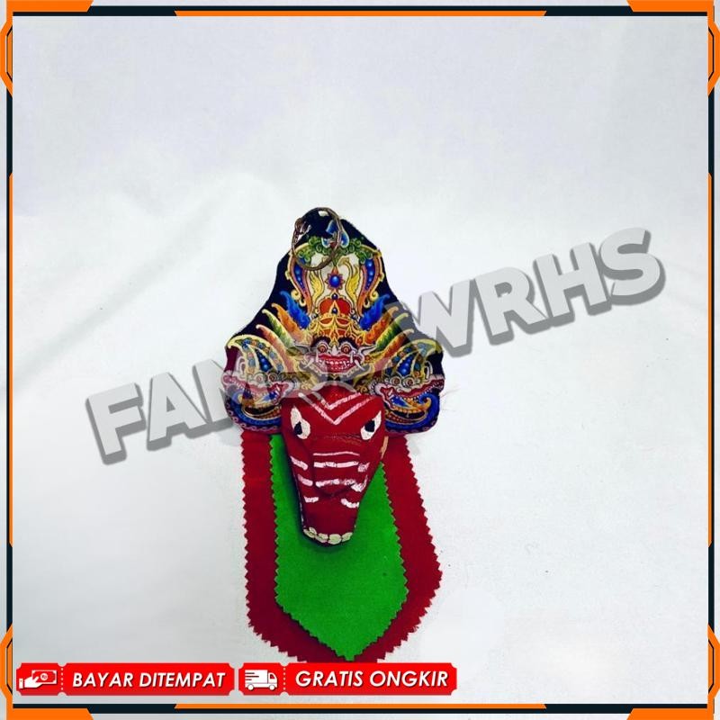 MERAH GANTUNGAN {Warehouse Clearance Price} พวงกุญแจไม้บารอนแกนแดงขนาดเล็ก An68