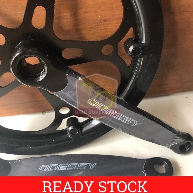 Odessy 52T เกียร์จักรยาน Crankset พร้อมฝาปิดพับ Fixie Minion Bmx