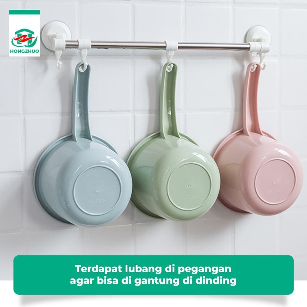 Wwr-76 Hongzhuo X Red House Pastel Plastic Dipper/Large Pastel Macaron Plastic Bath Dipper Wwr-76