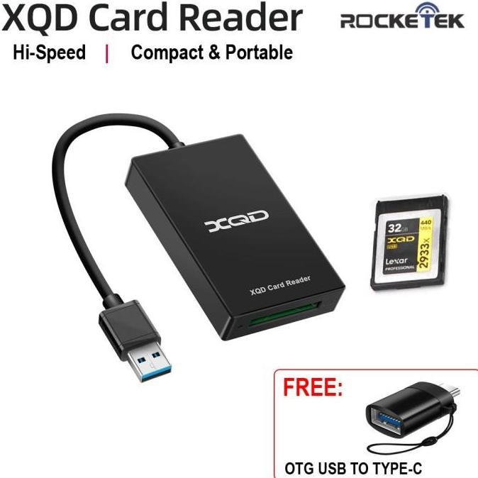 ราคาแผ่นดิสก์ - Rocketek XQD Card Reader USB 3.0 - สําหรับ Lexar Sony XQD Kingma XQD