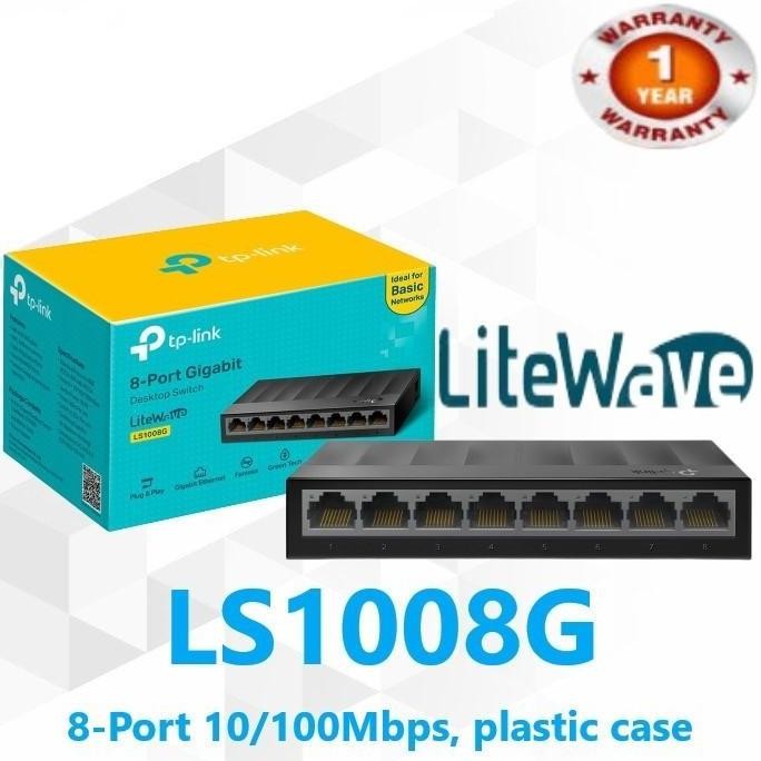 ใหม่ TP-LINK LS1008G Switch 8 Port Gigabit 10/100/1000Mbps LS1008G ของแท้