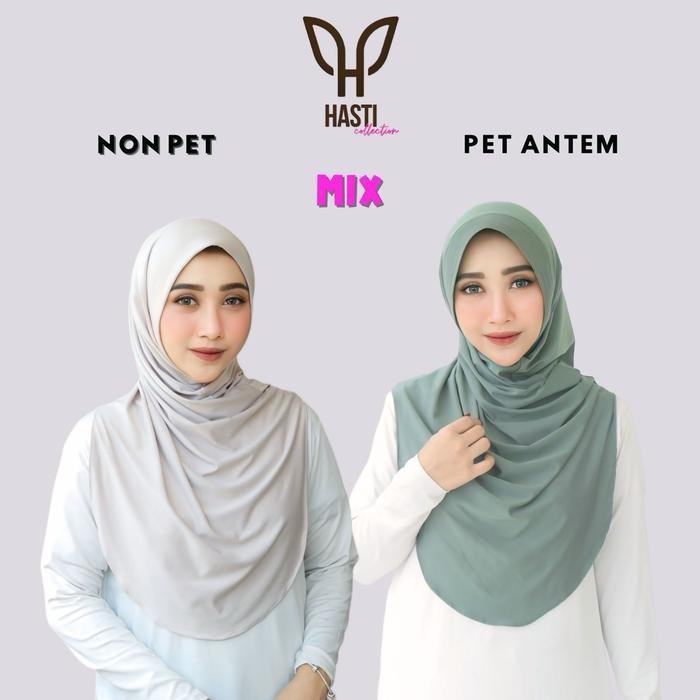 RHS (99k GET 4) Jisoo Jersey Hijab ไซส์ L MIX NON PET & PET