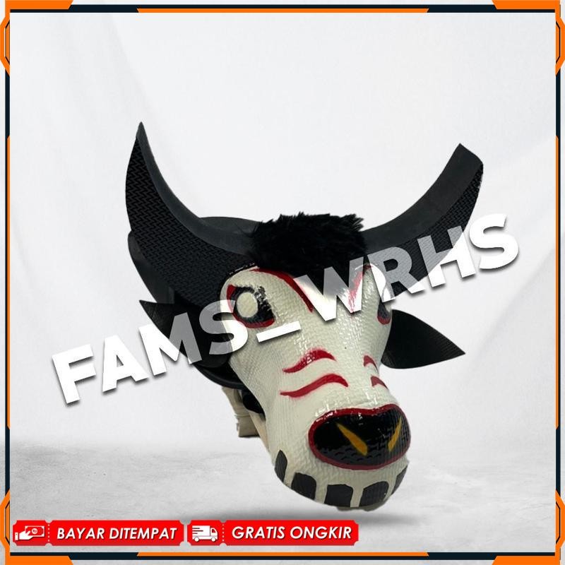 Best - ของเล่นกระทิงเด็ก Mberot Bull White Sponge Enteng FB-88