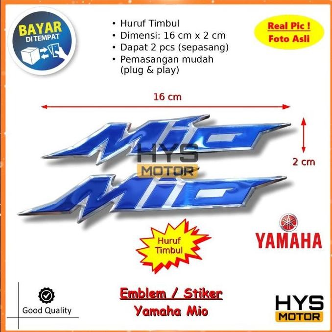 YAMAHA MIO SPORTY / SMILE / SOUL / SOUL GT / MIO J / MIO S / MIO Z / MIO M3 / DSB MOTORCYCLE STICKER
