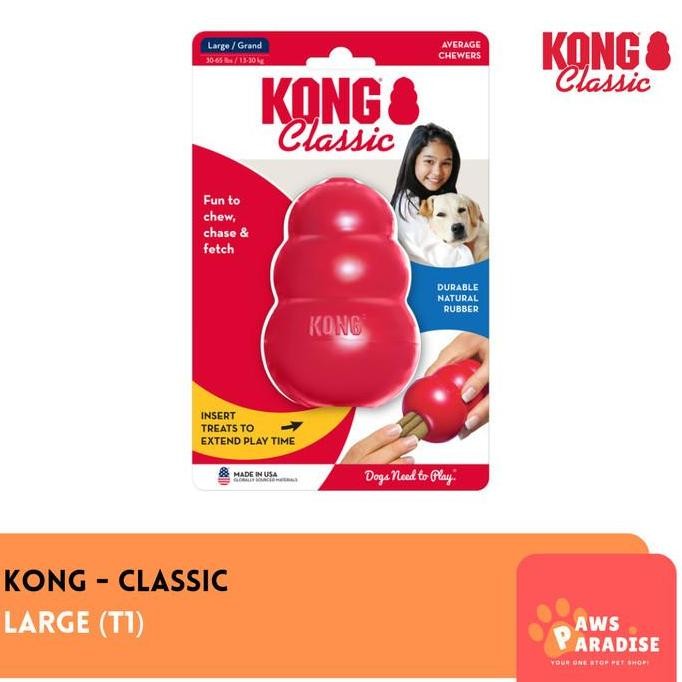 Kong Classic Large T1 Dog Bite Toy