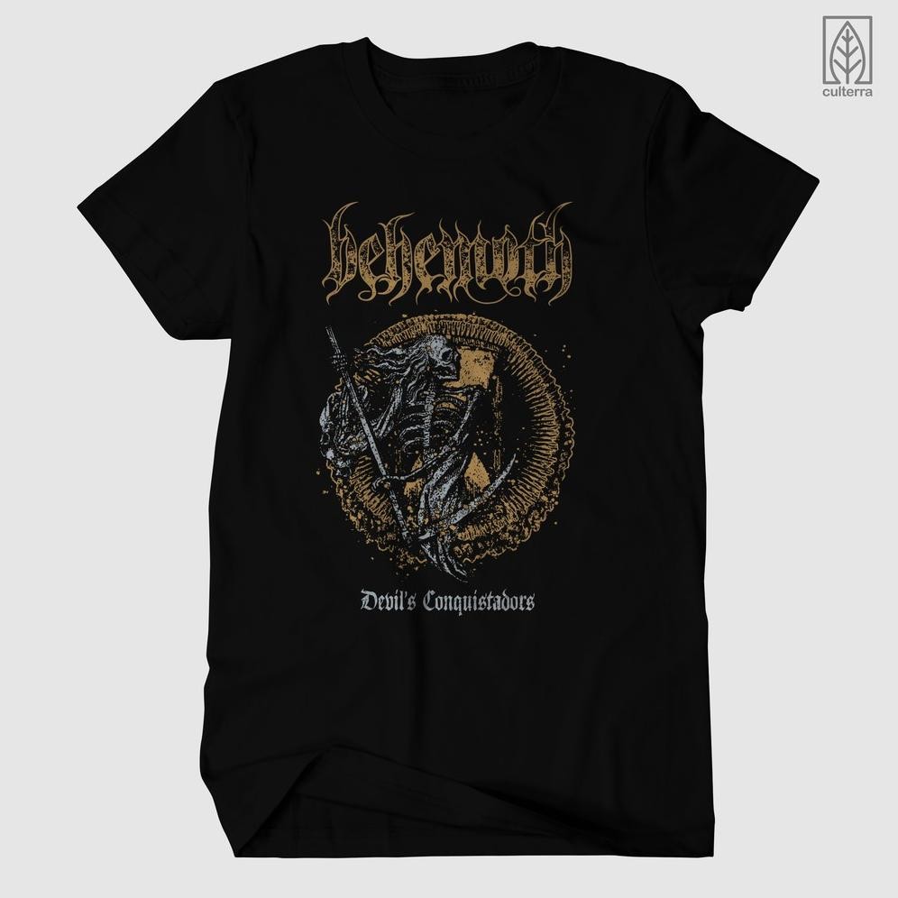 เสื้อยืดวง Behemoth Behemoth Devils เสื้อยืด Rock Metal Color Version Music Shirt