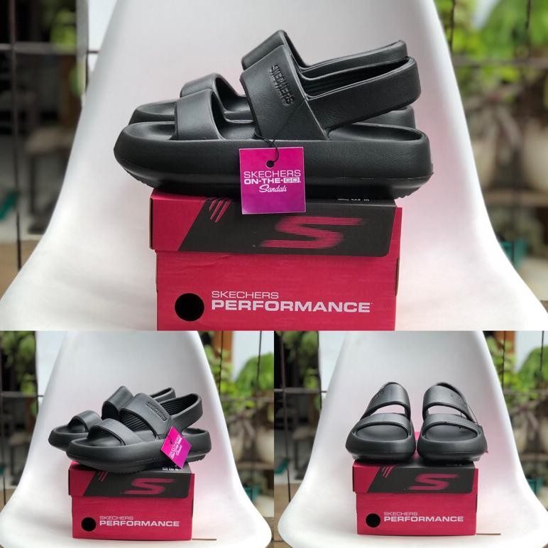 DF157>> รองเท้าแตะ Skechers Black On The Go ไซส์ 36-44