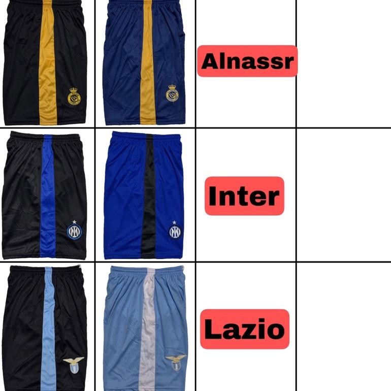 DR241>> กางเกงฟุตบอล Alnassr Inter Lazio / กางเกงฟุตบอล / กางเกง