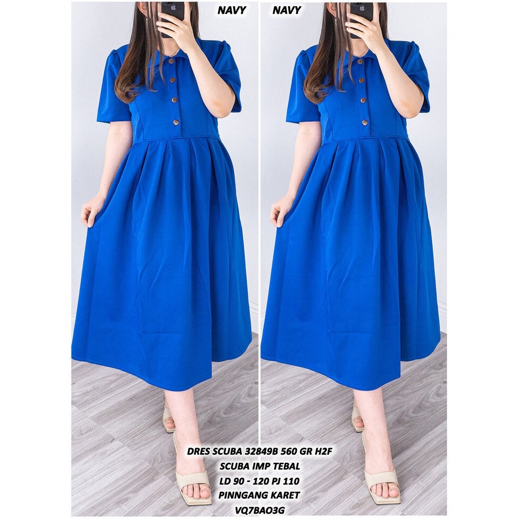 SCUBA DRESS 38849B 560 GR H2F STOCK ACCORDING TO UPDATE และ UPDATE