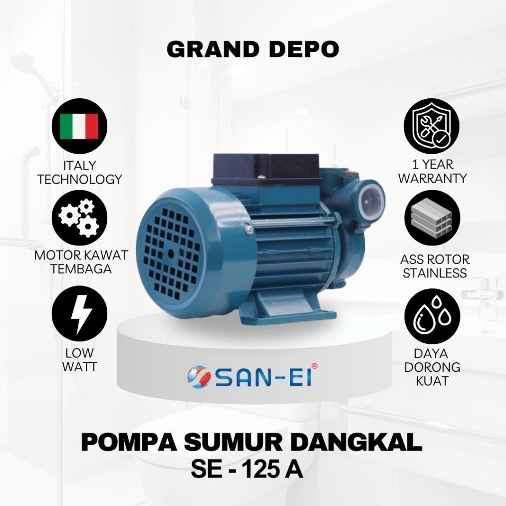 | ล่าสุด ล่าสุด | | San Ei ปั๊มน้ําบ่อตื้น Se 125 A / ปั๊มน้ําบ่อตื้น San Ei ดั้งเดิม | คุณภาพสูง | 