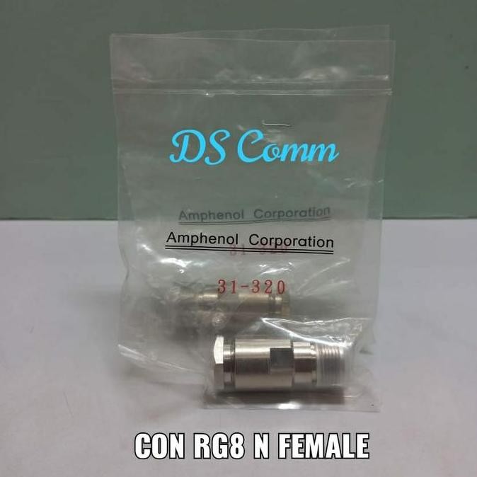 ขั้วต่อ RG8 N ขั้วต่อ Amphenol ตัวเมีย RG8 NFemale Amph. ขั้วต่อ