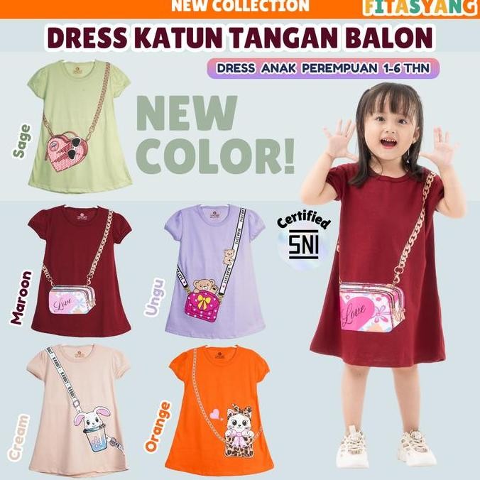 DS47 >> GIRLS DRESS 2-6 YEARS OLD CHILDRENS DRESS - YURA