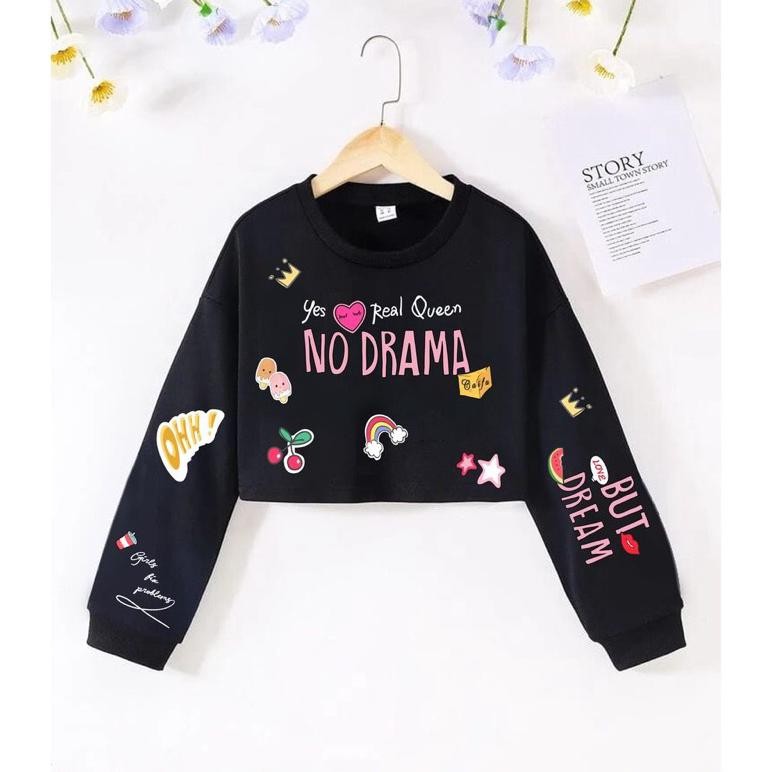 No Drama Crop Sweater