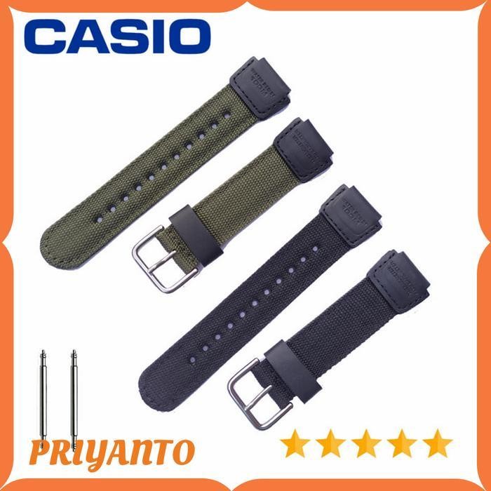 Casio Ae-1000 Ae-1200 W-735H Frepen Canvas Nylon Watch Strap