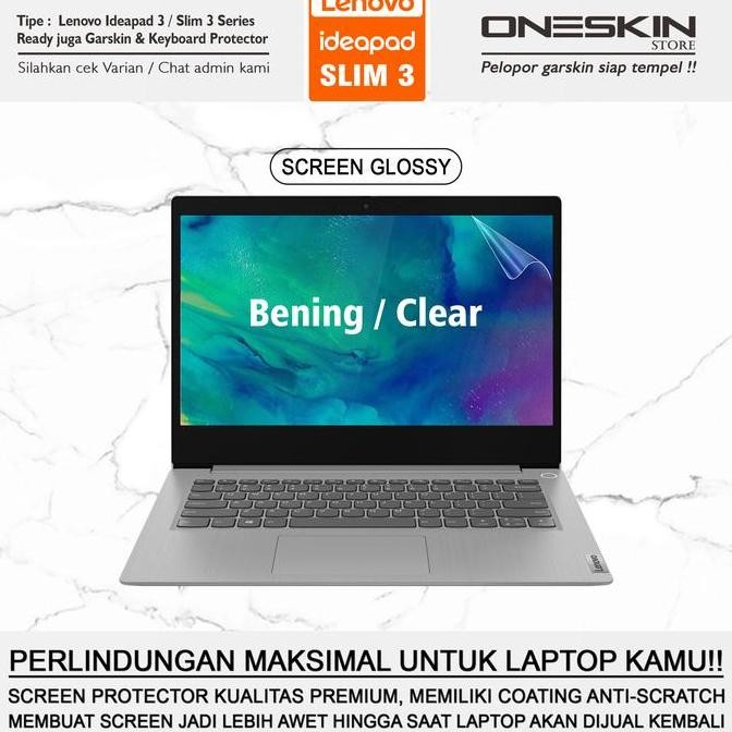 ฟิล์มกันรอยหน้าจอป้องกันรอยขีดข่วน Lenovo IdeaPad Slim 3-14 3i-14 Glossy Doff