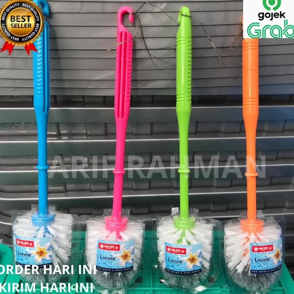 แปรงขัดห้องน้ํา Lion Star Livina No. 123 แปรงขัดห้องน้ําแปรงห้องน้ําพลาสติก โบ-33 ใหม่