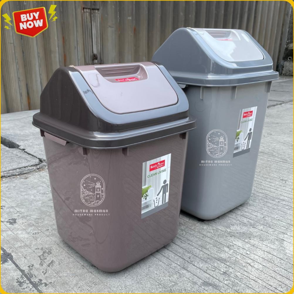 Nitto Swing Bin Basic Home Kitchenถังขยะ 12 - 15 ลิตรพร้อม