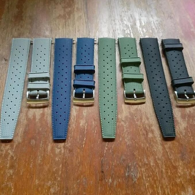 Original - Tropic Fkm Rubber Strap Tropic Vintage Waterproof Watch Strap