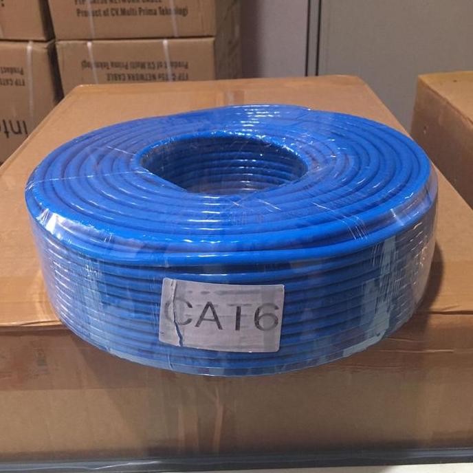 จัดส่งฟรี - สาย CAT6E UTP LAN สายเคเบิลเครือข่าย 100 เมตร