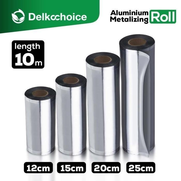 เกรดอาหาร ALUMINIUM FOIL PACKAGING FOIL ROLL SACHET 10M DELKOCHOICE