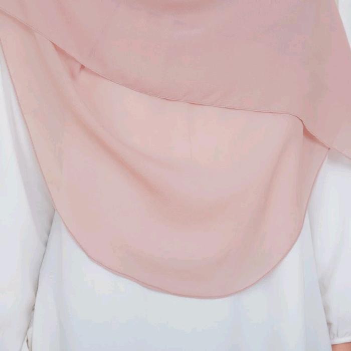 RHS L HAURA SCARF HIJAB MALAY SYARI Four สบายวงรีโพลีคอตตอน