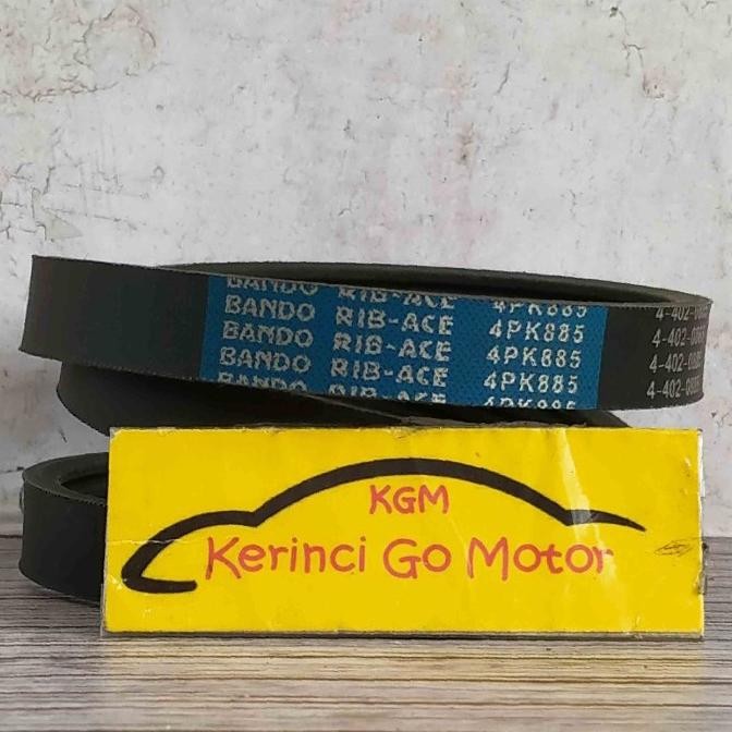 DB15>> Bando Van Belt 4PK 885 V เข็มขัดพัดลมเข็มขัด Groove 4PK-885 Timor Mazda 323 Dynamo Fan Belt