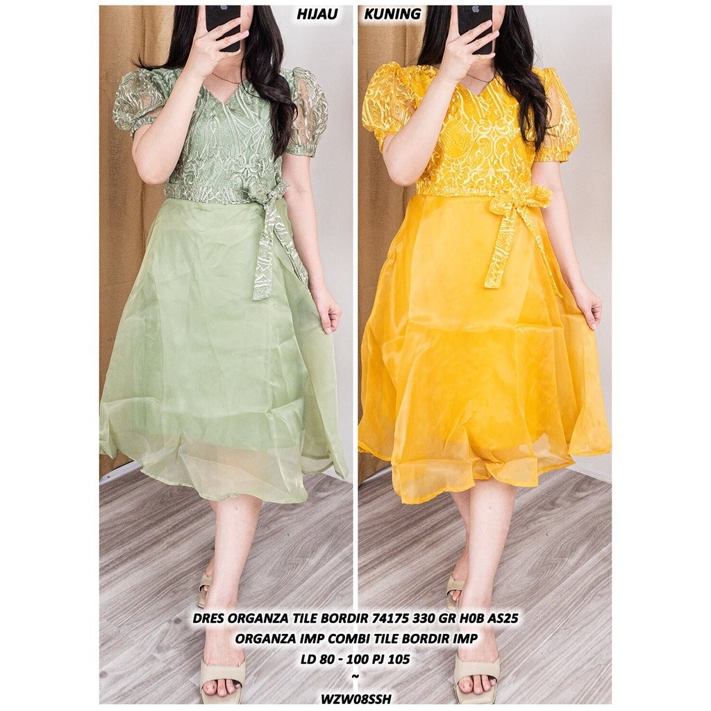 ORGANIZA TILE EMBROIDERED DRESS 74175 330 GR H0B AS25 หุ้นที่ติดตามและอัปเดต