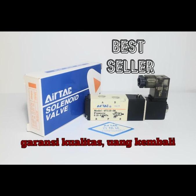 ใหม่ล่าสุด - โซลินอยด์วาล์ว AIRTAC 4V110-06 AC220V