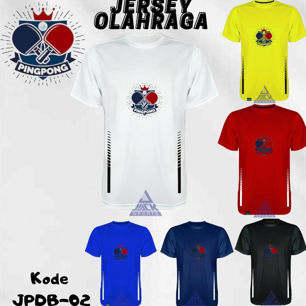 DF403>> JPDB-02 TABLE TENNIS JERSEY SET BET HEART PREMIUM ADULT TABLE TENNIS JERSEY T-SHIRT PREMIUM 