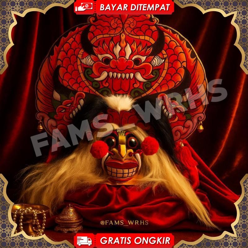 Barongan Bandana ที่คาดผมตกแต่ง อุปกรณ์เสริม Barongan คุณภาพ Viral ล่าสุด 2025 HA-52