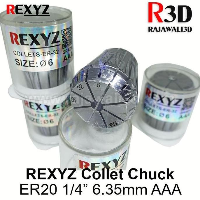 Up Rexyz Collet Er 20 สําหรับ Cnc Er20 Collet Chuck ตัดเครื่องมือผู้ถือ 1/4 "6.35 มม.กัด