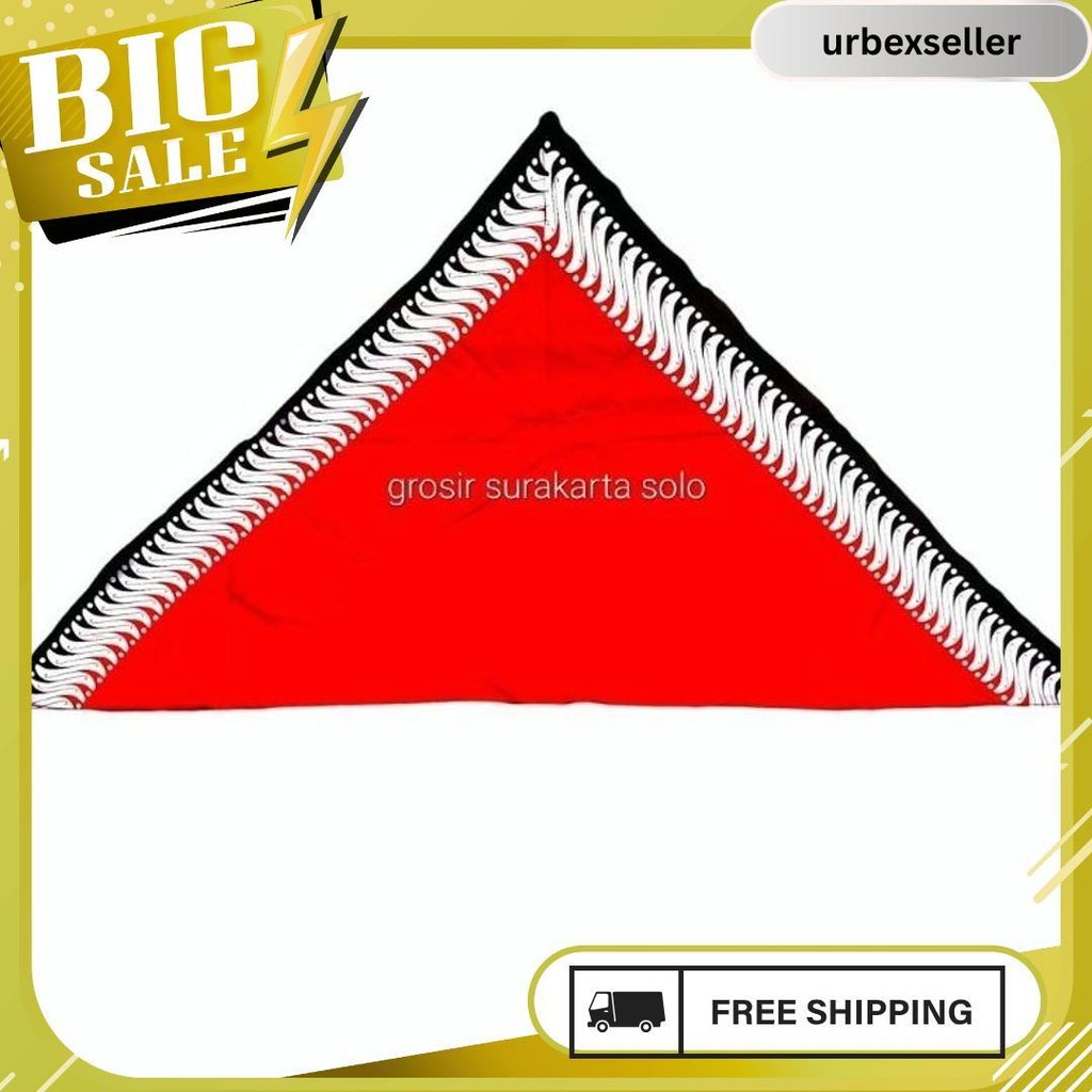 Banyuwangi Triangle Udeng with Multi Motif / East Java Motif Udeng Iket 6.6