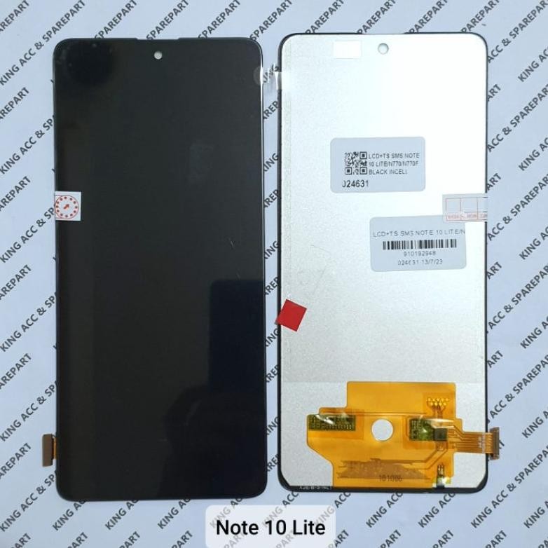 หน้าจอสัมผัส Lcd Samsung Note 10 Lite N770 N770F สีดํา Incell