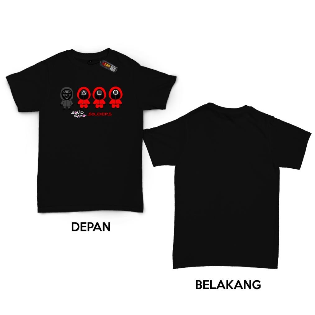 KATUN Nice - Viral Squid Game Soldiers Distro Cotton เสื้อยืดเด็ก Xb66