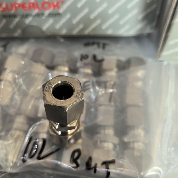 Union Tube 10L Od Single Ferrule Ss316 Hylok Du-10L-Ss ต้นฉบับและเชื่อถือได้