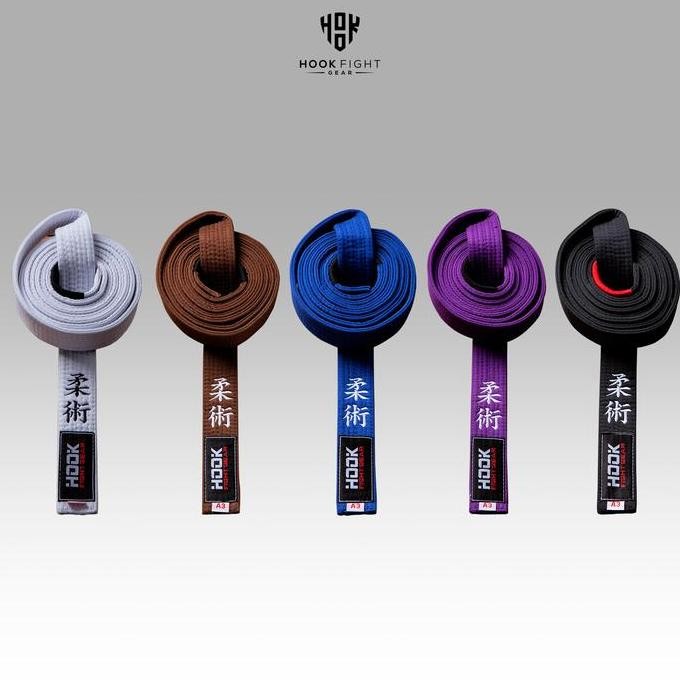JIUJITSU HOOK FIGHT GEAR BELT, BJJ, JUJITSU BRAZILIAN BELT