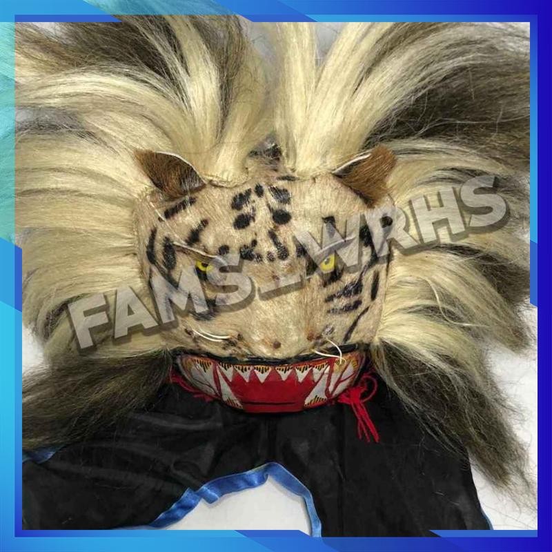 สินค้าใหม่ - Reog Ponorogo Tiger Mask with White Tiger Variation Mb79