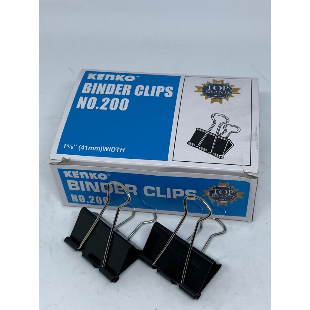 [ PER BOX ] BINDER CLIP 200