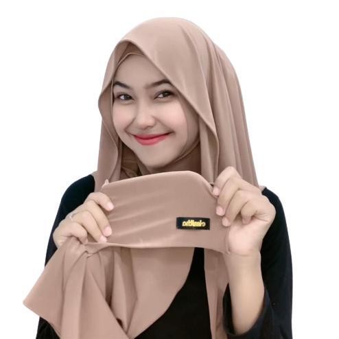 RHS Instant Pashmina ด้านในรูปไข่คอ Royal Jersey HQ ผู้หญิง Hijab Syari Veil