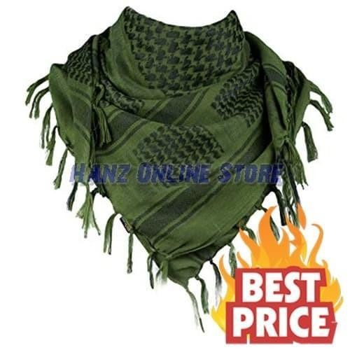 HIJAU KH SHEMAGH FMA ARMY - TACTICAL SCARF TURBAN - ใบซีดสีเขียว