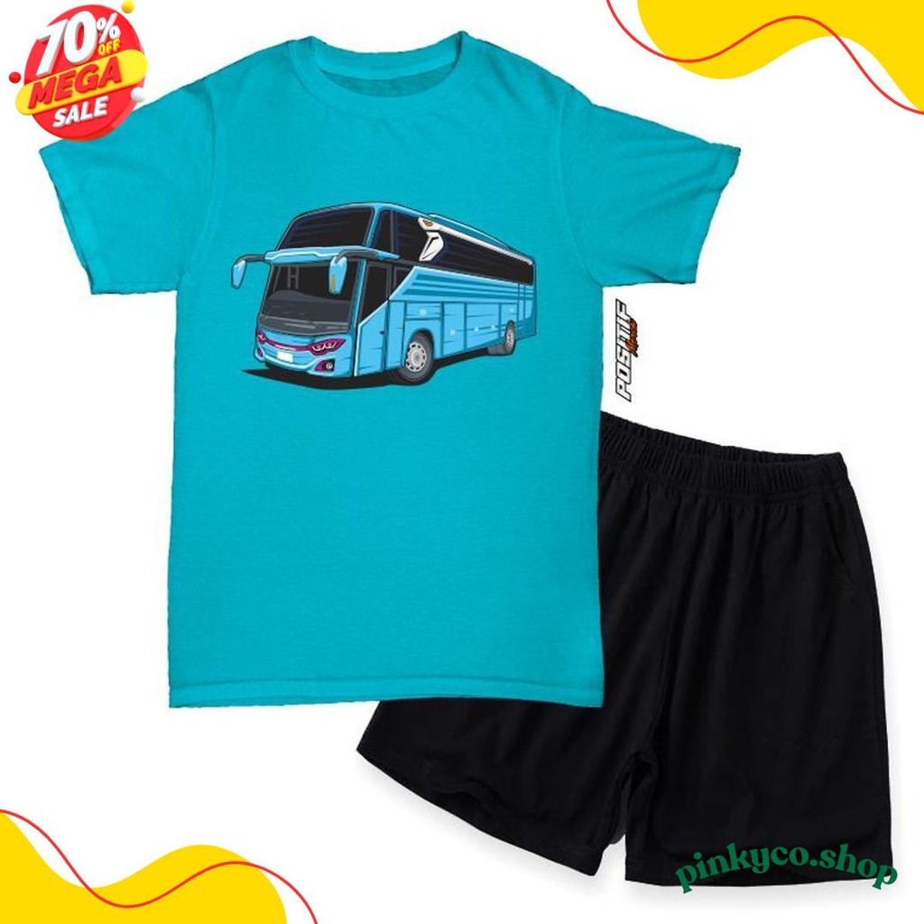 Bus Mania Kids T-Shirt Set 1-13 Years Positive Merch This Product Much After