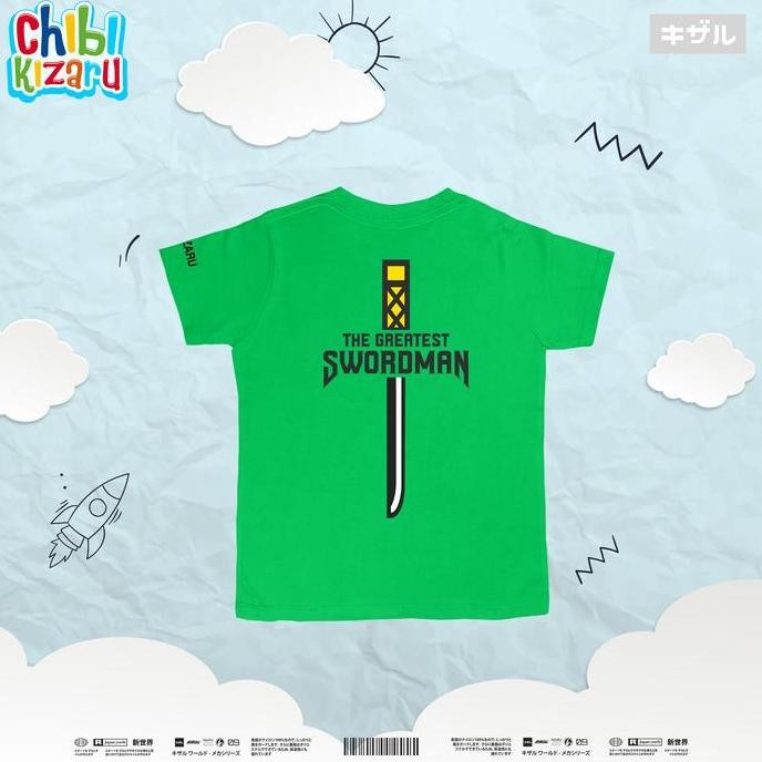 Kizaru One Piece Chibi Zoro อะนิเมะเสื้อยืดเด็ก
