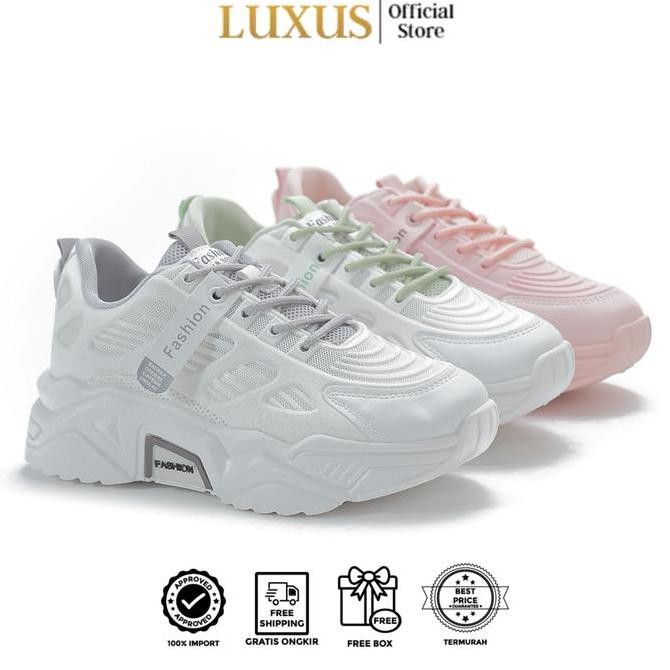VS [WAREHOUSE CLEARANCE SPECIAL] LUXUS Momo Casual Shoes รองเท้าผู้หญิงรองเท้ากีฬาพื้นยาง 2012 รองเท