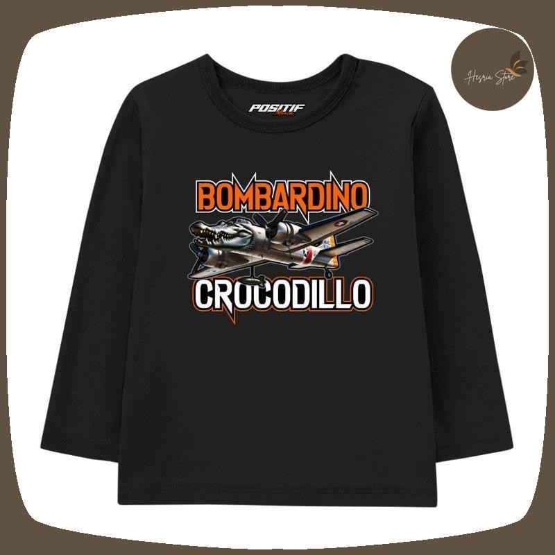 Tung Tung Sahur Ballerina Bombardilo Trralero เสื้อยืดเด็กแขนยาว Viral ล่าสุดอินเทรนด์ 2025 OI-37