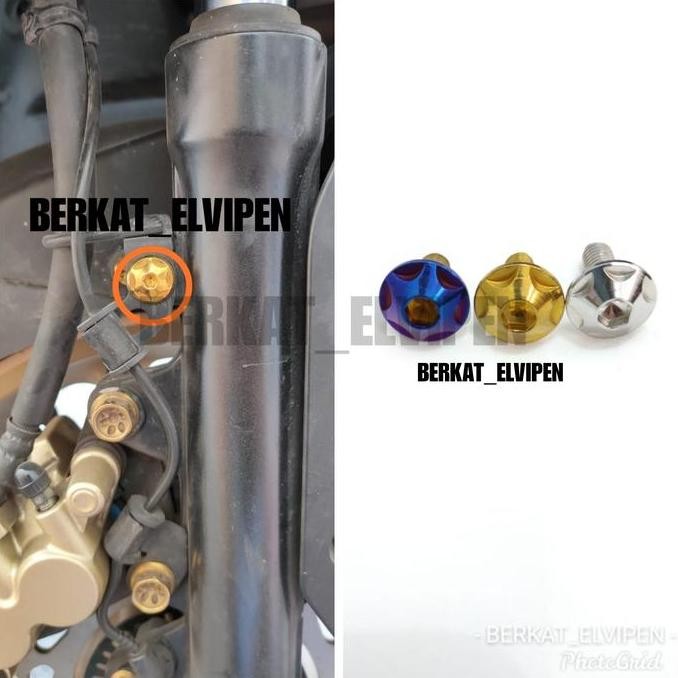 DB77>> Probolt Bolts ขายึดสายเบรค Star Nmax Old New 2020 Aerox Lexi Thai