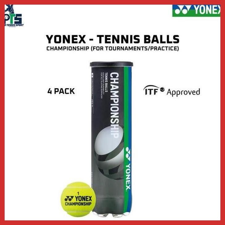 (PADEL) YONEX CHAMPIONSHIP TENNIS BALL CONTENTS 4 TB-CS4EX ORIGINAL (ใหม่, VIRAL, CURRET SPORTS)