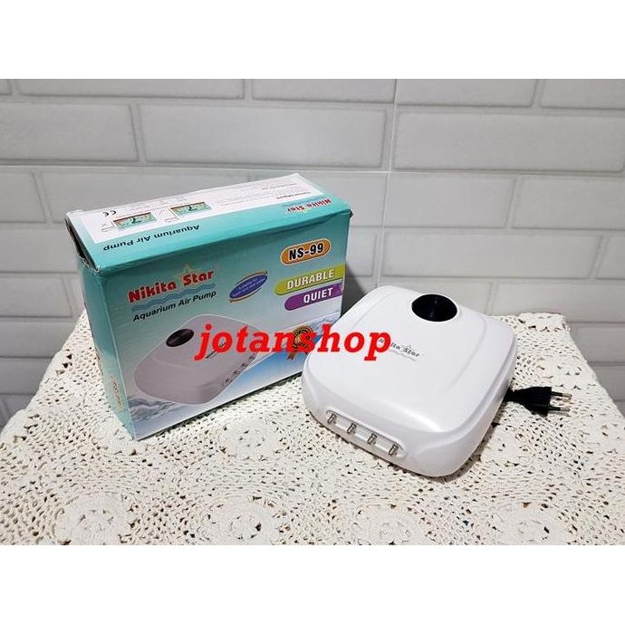 Bst Ready Nikita Star Ns99 Ns 99 Aerator 4 Holes Aquarium Air Pump