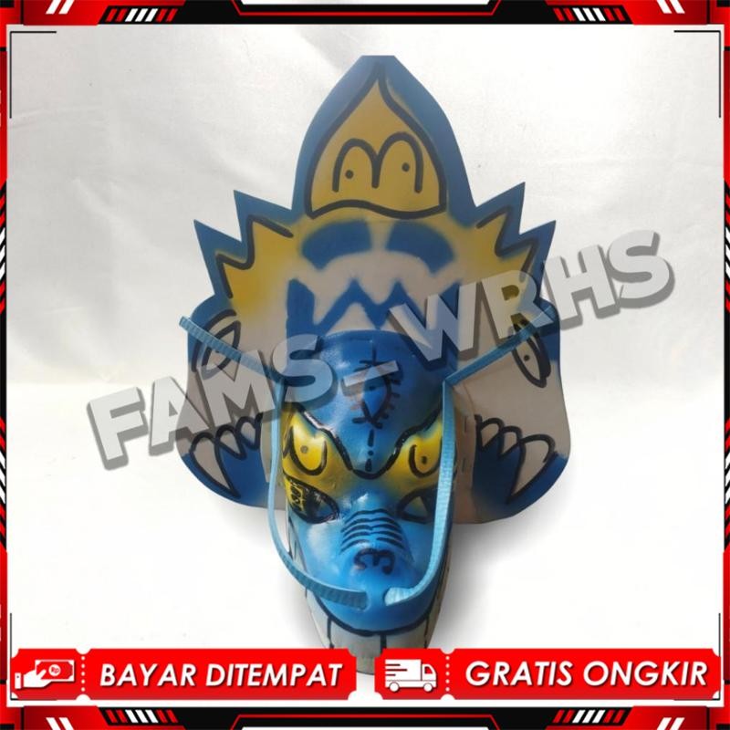 Barongan ของเล่นเด็กฟองน้ําวัสดุ Caplokan ฟองน้ําแบบดั้งเดิมเกมน่ารัก Barongan คุณภาพ Viral ล่าสุดอิ