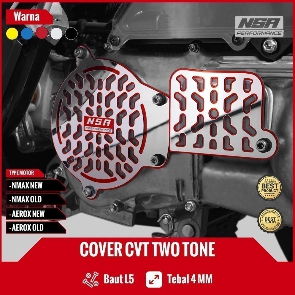 Nsa Cover Cvt Two Tone Yamaha Nmax Aerox Cover Cvt Yamaha Motorcycle Accessories Nsa Performance