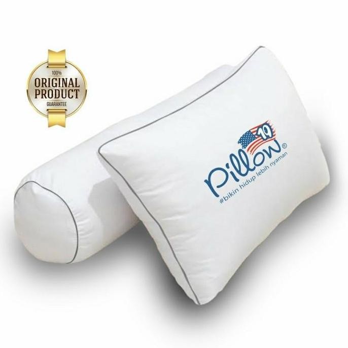 1 ชุดของ PILLOWS + BOLSTERS - ภาชนะบรรจุ 1 กก. 2 ชิ้น HOTEL BOLSTER PILLOWS M